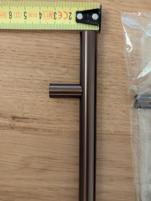 Brązowy uchwyt meblowy 5 sztuk