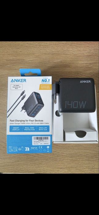 Продам новий потужний зарядний пристрій Anker 140w