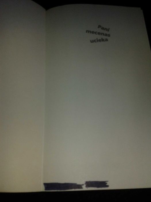 Pani mecenas ucieka książka