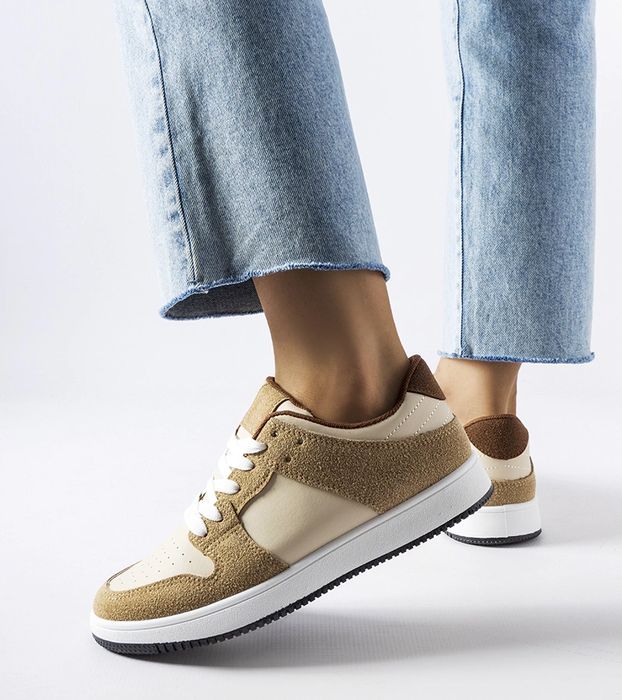 Beżowe sneakersy Jacqueline