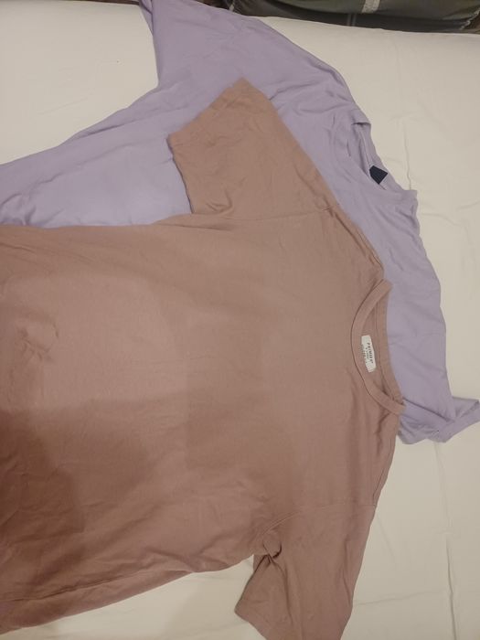 Dwie męskie koszulki t-shirty XXL, stan bardzo dobry