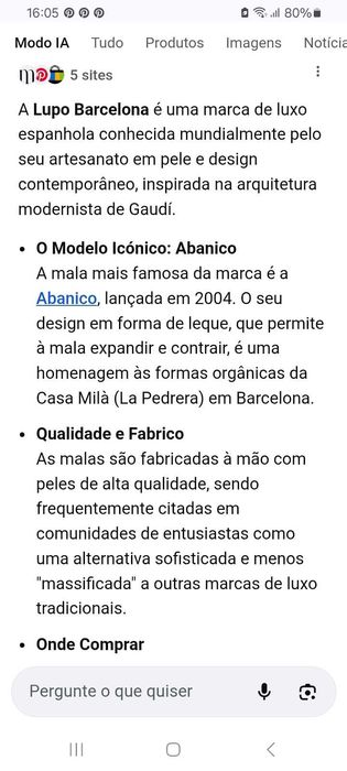 Mala leque da Lupo