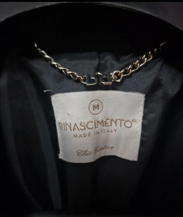 Casaco comprido plissado Rinascimento