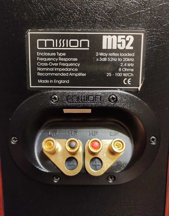 Акустика колонки Mission M 52 шпон Made in England