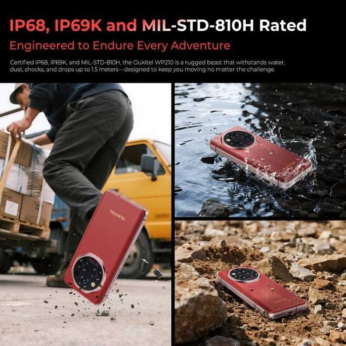 Oukitel WP210 5G 12GB/512GB IP69K 3.1GHz