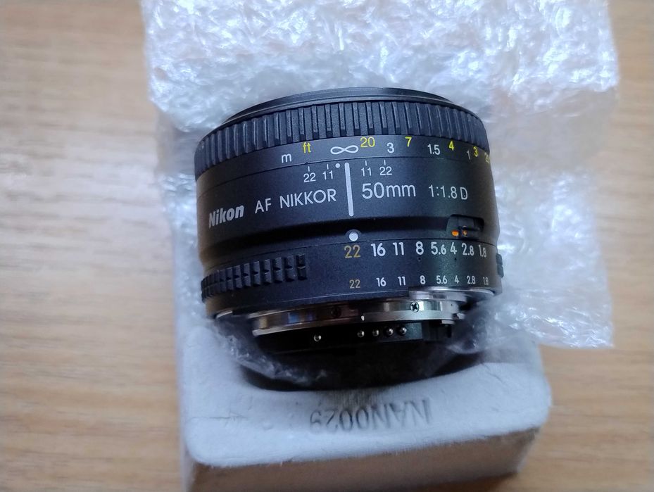 Nikon 50mm f/1.8 AF D Nikkor Lens Объектив