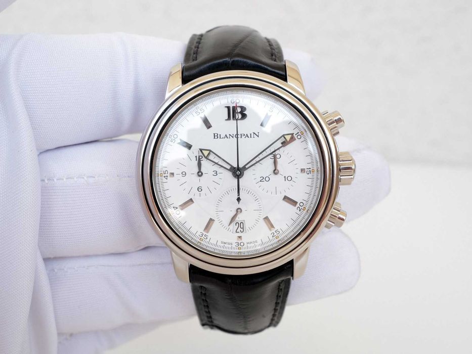 Blancpain Léman Chronograph White Dial 38mm