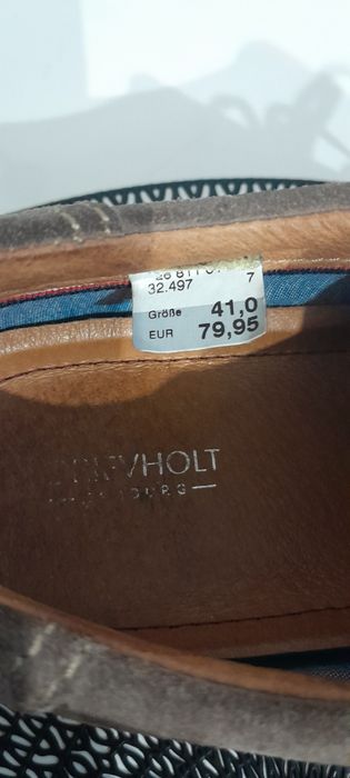 Oryginalne skórzane buty Drievholt 41