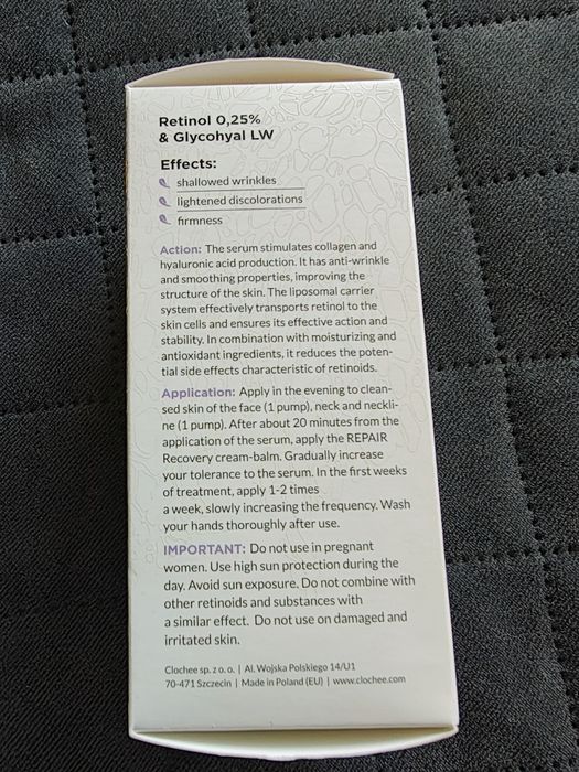 Simply Nature by Clochee Retinol Stymulujące serum na noc (pojemność: 30 ml)