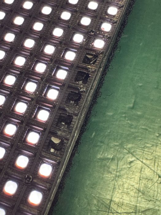 Serwis ekranów led pixele dioda  Unilumin Gloshine Yestech Recience