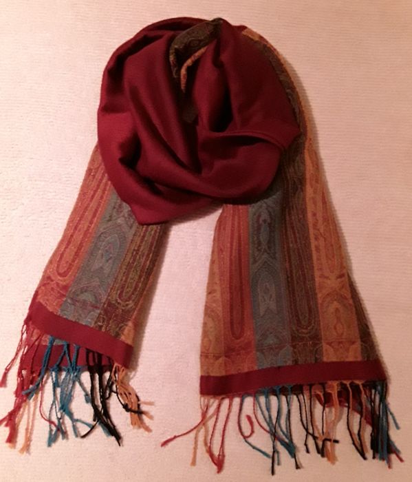 Echarpe grande grená, como nova!64284795085186121