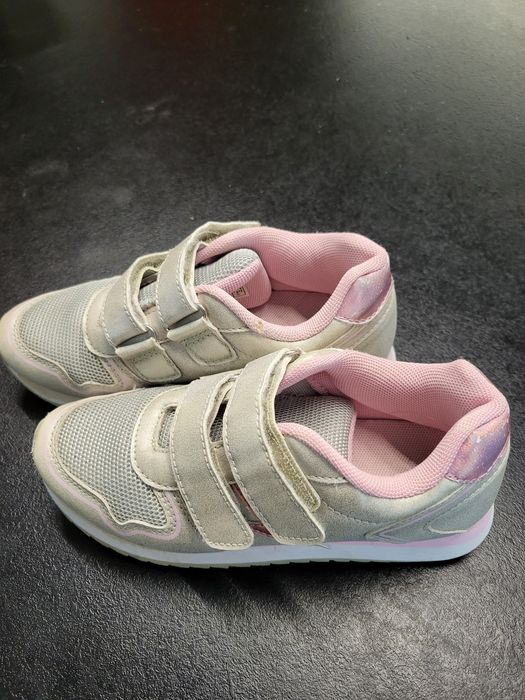 Buty 32 dziewczynka szaro -różowe