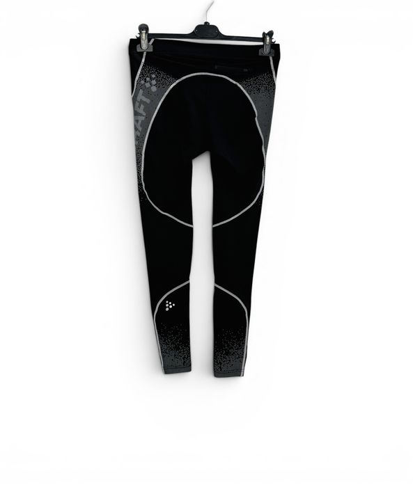 Legginsy geometryczny print refleksyjne M