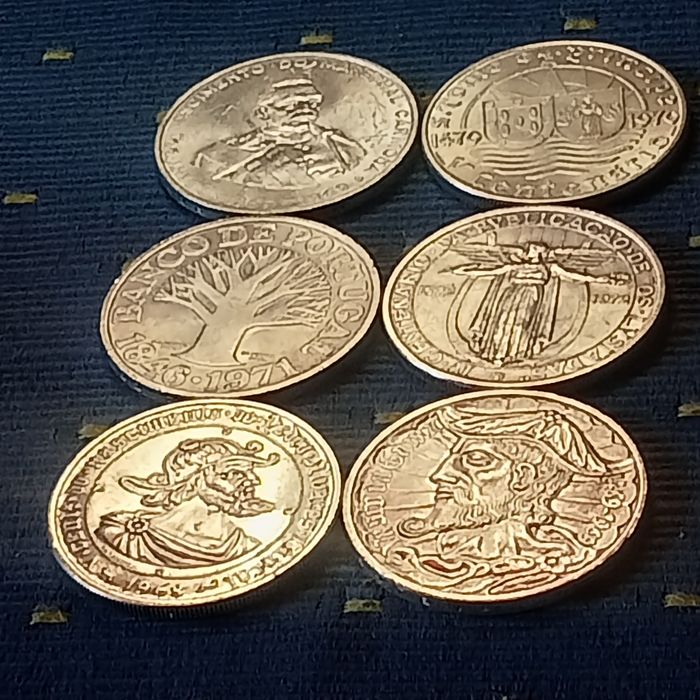 moedas de 50.00 em prata