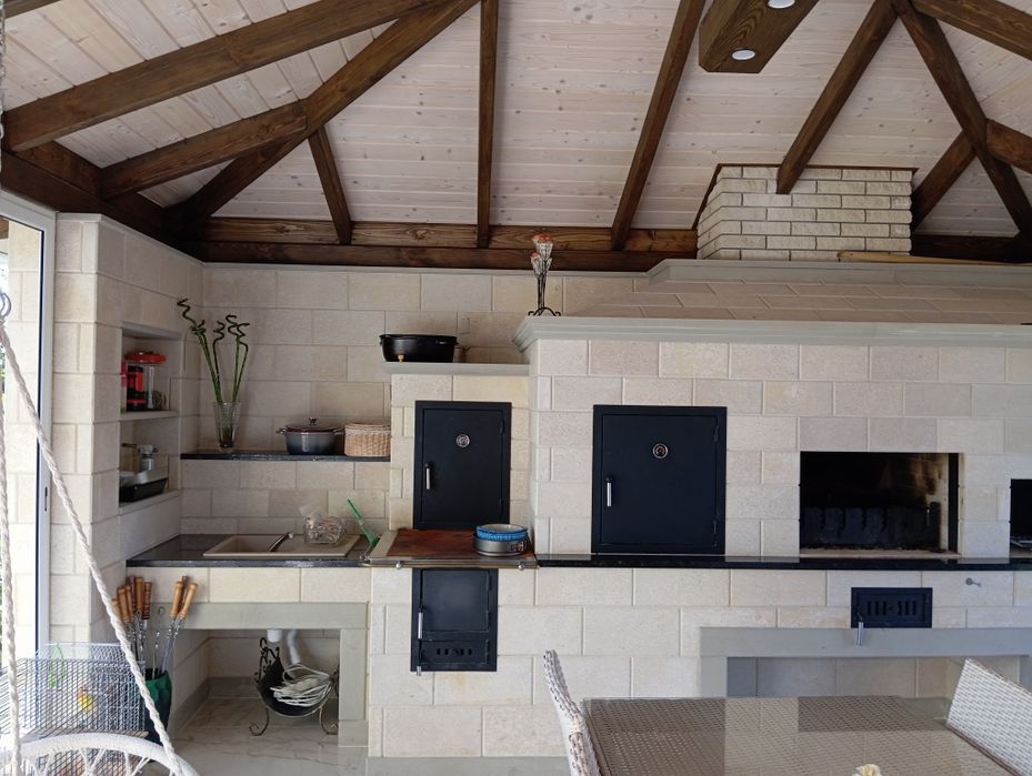 Мангал барбекю печі