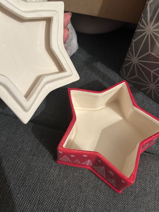 Ceramiczny pojemnik świąteczny pojemnik na pierniczki