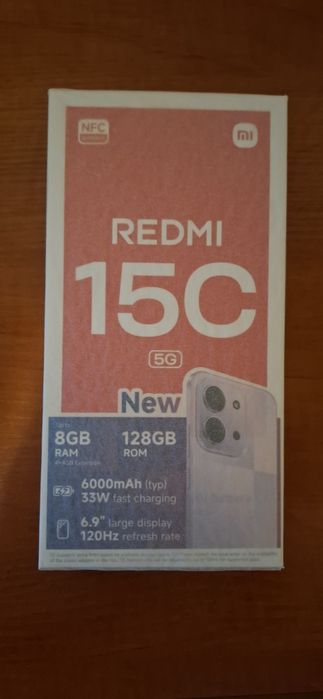 Redmi 15C 5G NOWY!!! 128/4GB
