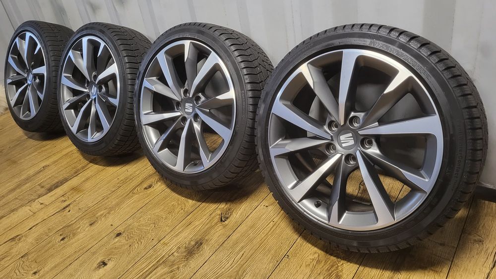 Felgi Koła Seat 18" 5x112 z oponami 225/40 R18 Leon IV ST FR Exeo Vw