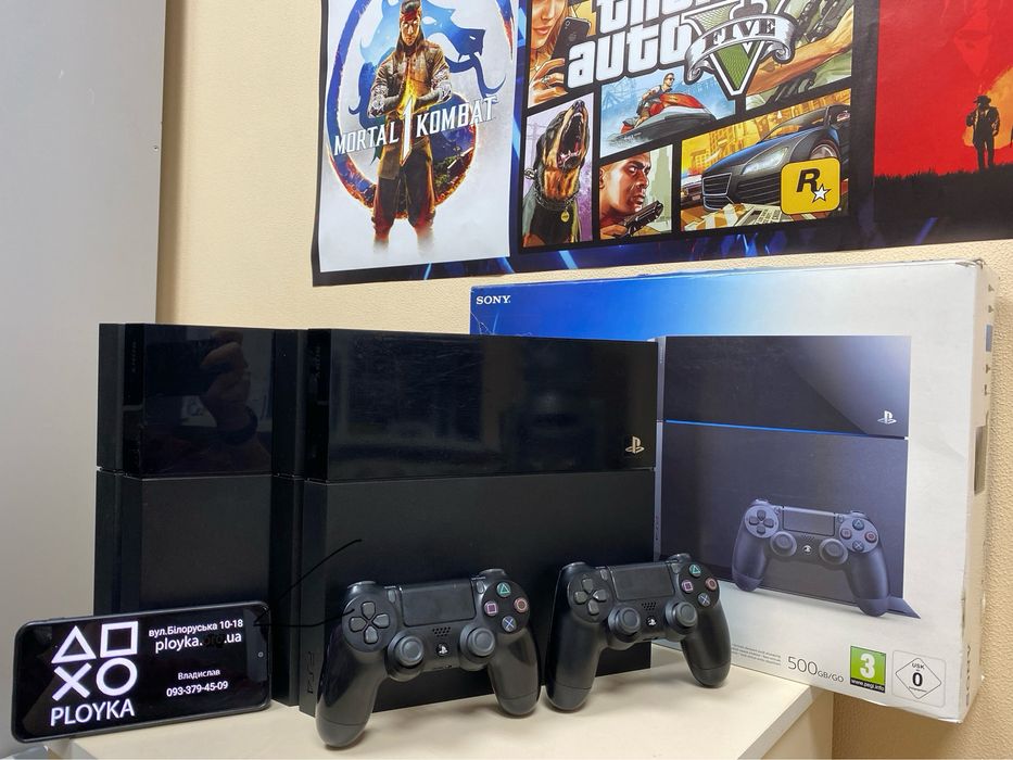 Магазин! PlayStation 4 FAT +100 ігор