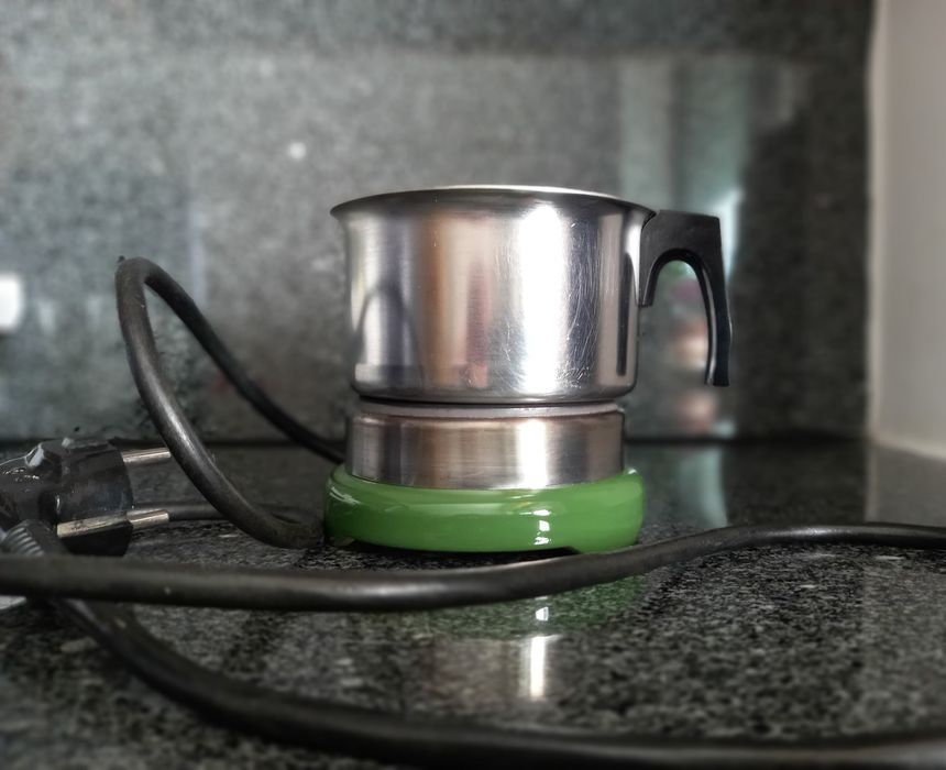 Fogão eléctrico + púcaro (vintage)