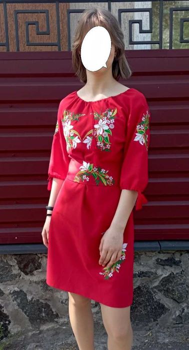 Вишиванка, сукня вишита, плаття вишите,універс.ррзміруXS S, M