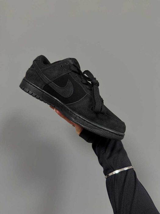 !SALE! Nike SB Dunk Nubuk Full Black 36 37 38 39 40 41 42 43 44 45