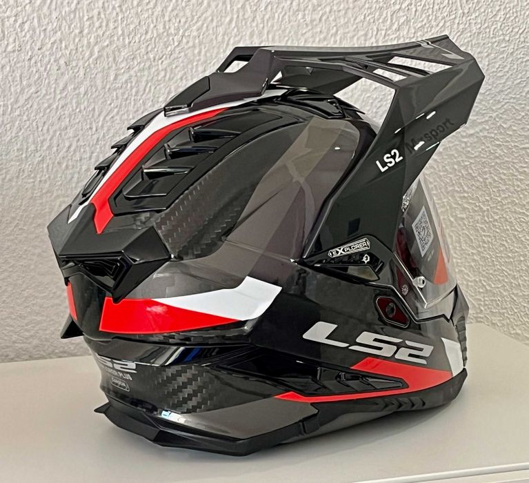 Capacete NOVO LS2 MX701 Explorer Carbon Frontier (30% DESCONTO) Em M e L