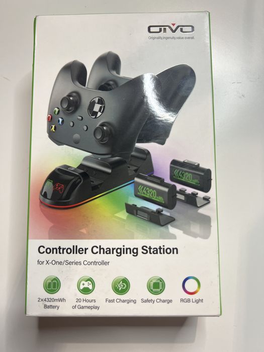 Stacja Ładująca Kontrolera Oivo XSX z 2 Pakietami