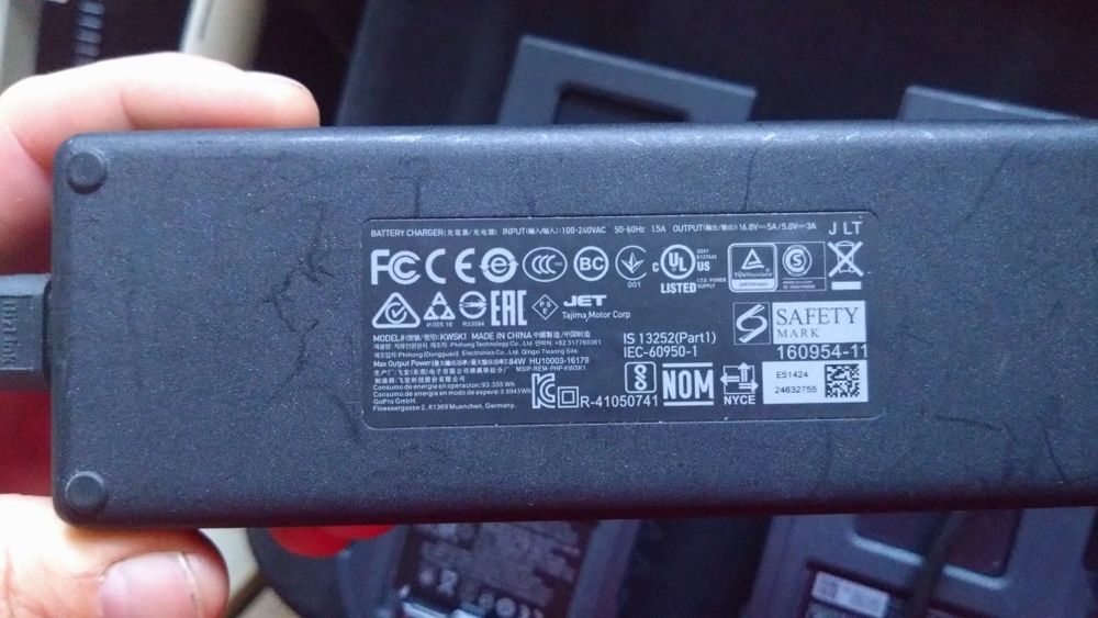 Zasilacz do baterii gopro Karma