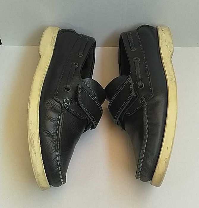 Sapato vela velcro azul 35