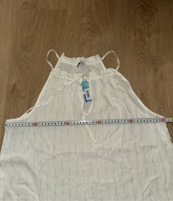 Біла пляжна туніка, сукня на літо