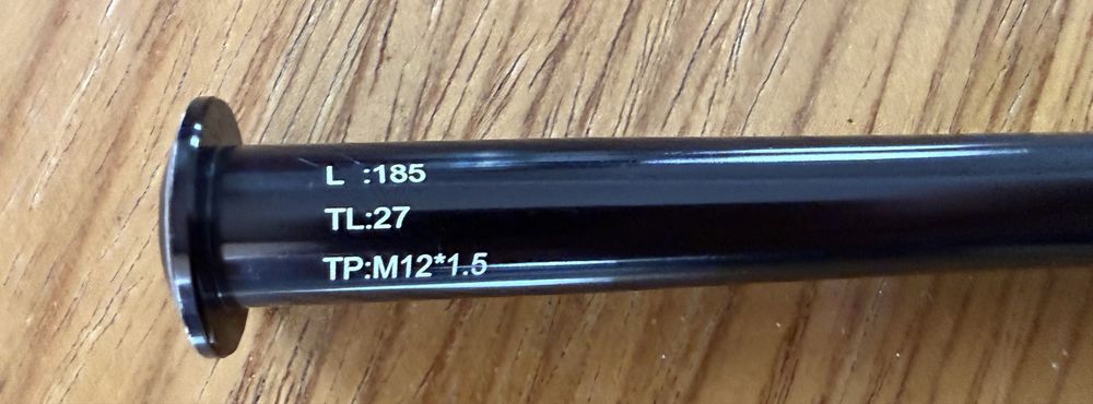 Os oś koła mtb piasty Qr 12 x 148 tył 185mm ebike P 1.5 Orbea Rise wil