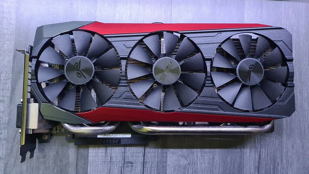 Asus Strix R9 390 - 100% sprawna - komplet