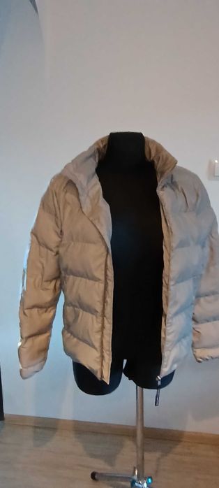 Kurtka zimowa damska srebrna