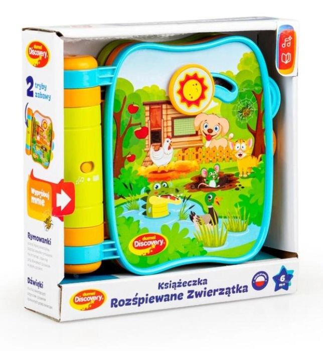 Książeczka rozśpiewane Zwierzątka ,203x205 mm