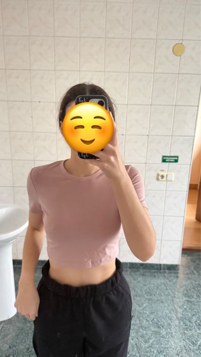 Ніжно-рожевий топ Casual trend