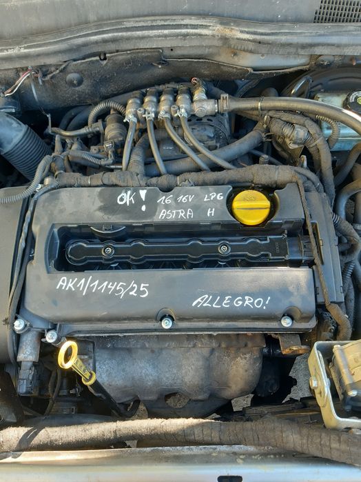 Opel Astra Iii H Silnik Słupek 1.6 16V Lpg
