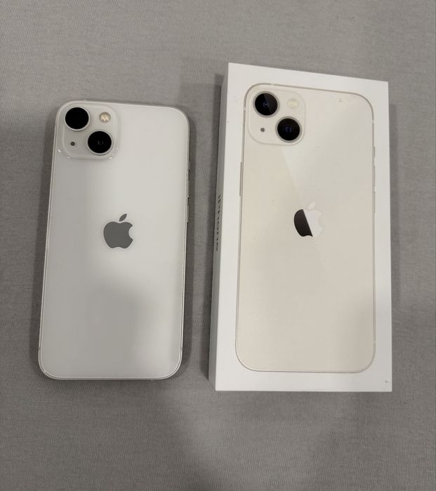Biały IPhone 13 128GB - Nowe szkło, NOWA BATERIA!