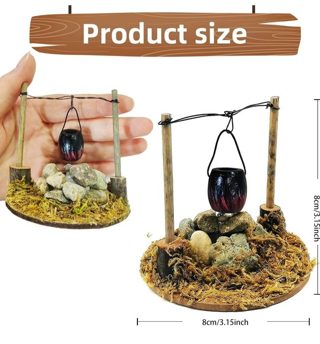 Akcesoria do ogniska świątecznego Johiux Gnome LED