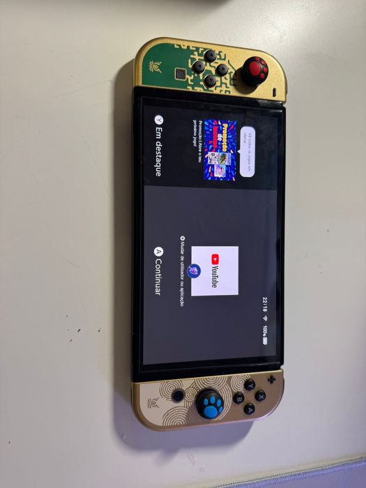 Nintendo Switch OLED Edição Zelda Tears of the Kingdom + Jogo