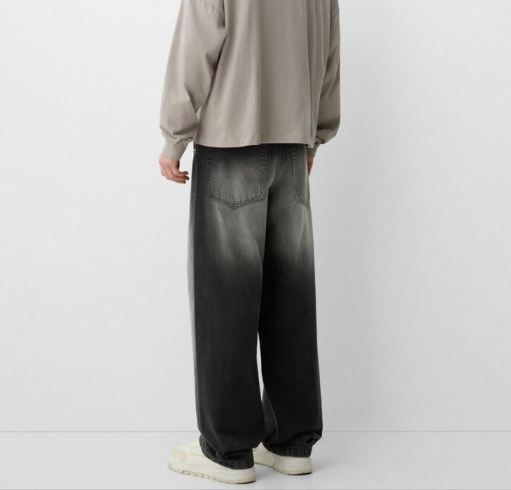 Широкі Джинси BERSHKA Super Baggy Jeans Оригінал Нові Широкие Джинсы