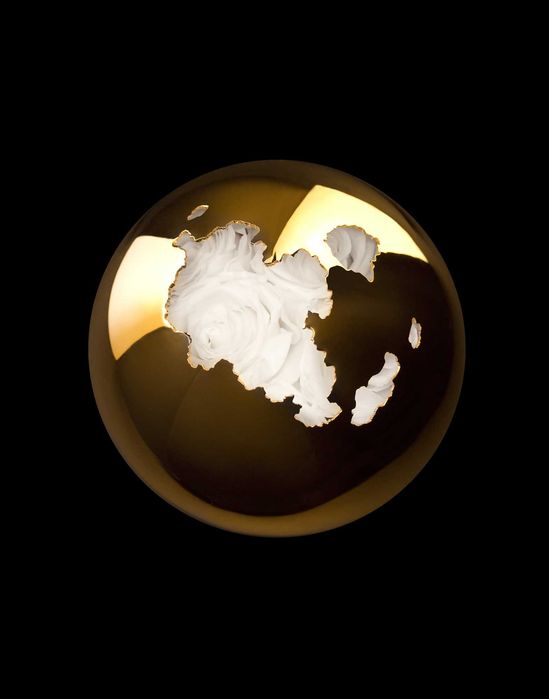 rzezba new Andrea salvetti golds egg 22/100 24 k gold ,sygnowane