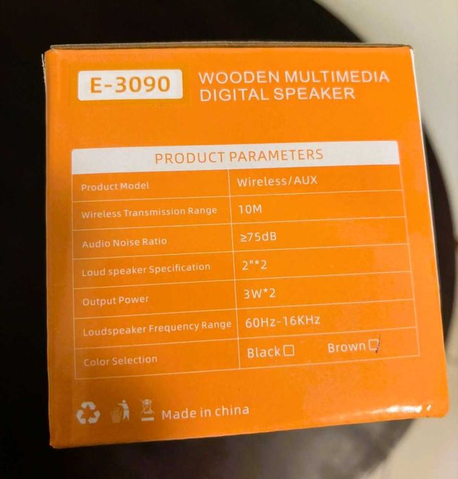 Coluna de Som Speaker Compacta Premium – Nitidez para PC ou Projetor