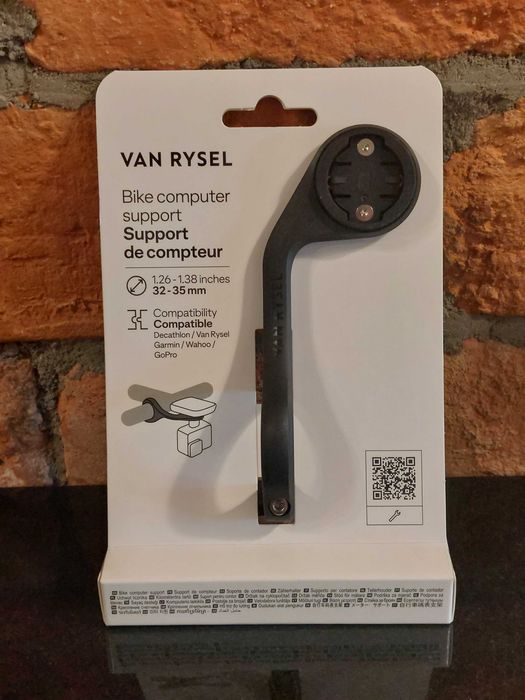 Uchwyt Van Rysel licznika rowerowego Garmin Wahoo mocowanie Go Pro DECATHLON NOWY