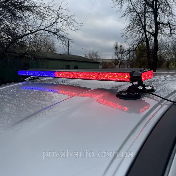 Стробоскоп-мигалка на крышу Балка LED 96см, 12/24v желтый оранжевый