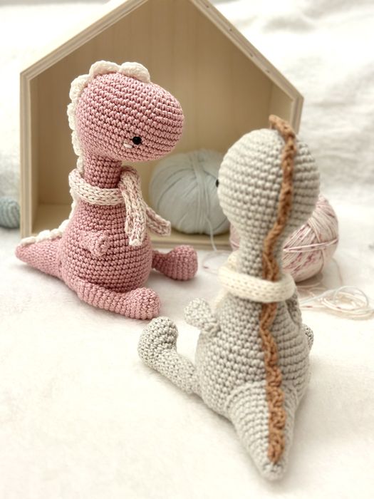 Dinossauro bebe amigurumi
