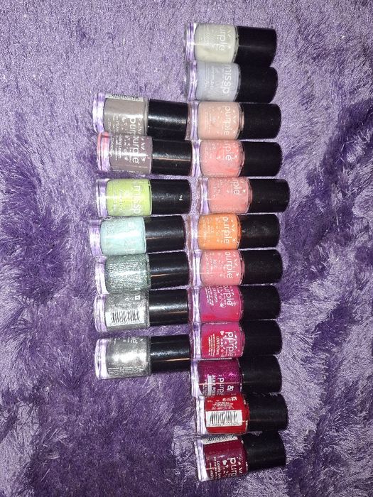19 Vernizes purple cheios  e novos