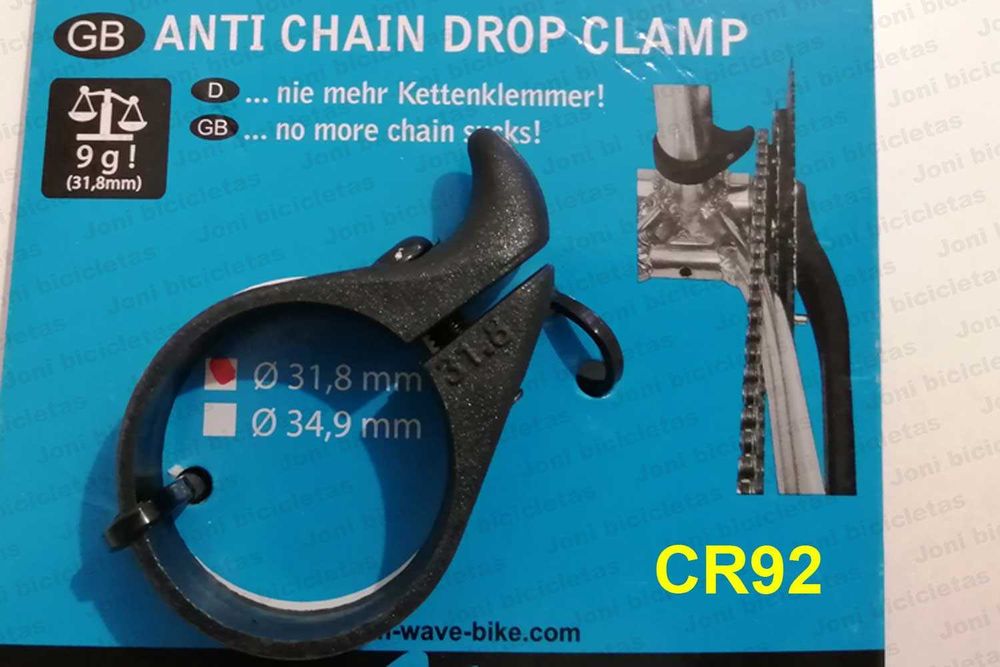 Esticador de corrente e abraçadeira anti-queda de corrente