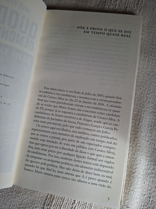 Quod Erat Demonstrandum Diário das Presidenciais José Pacheco Pereira