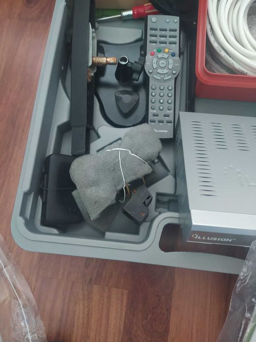 Antena Parabólica Portátil Illusion.